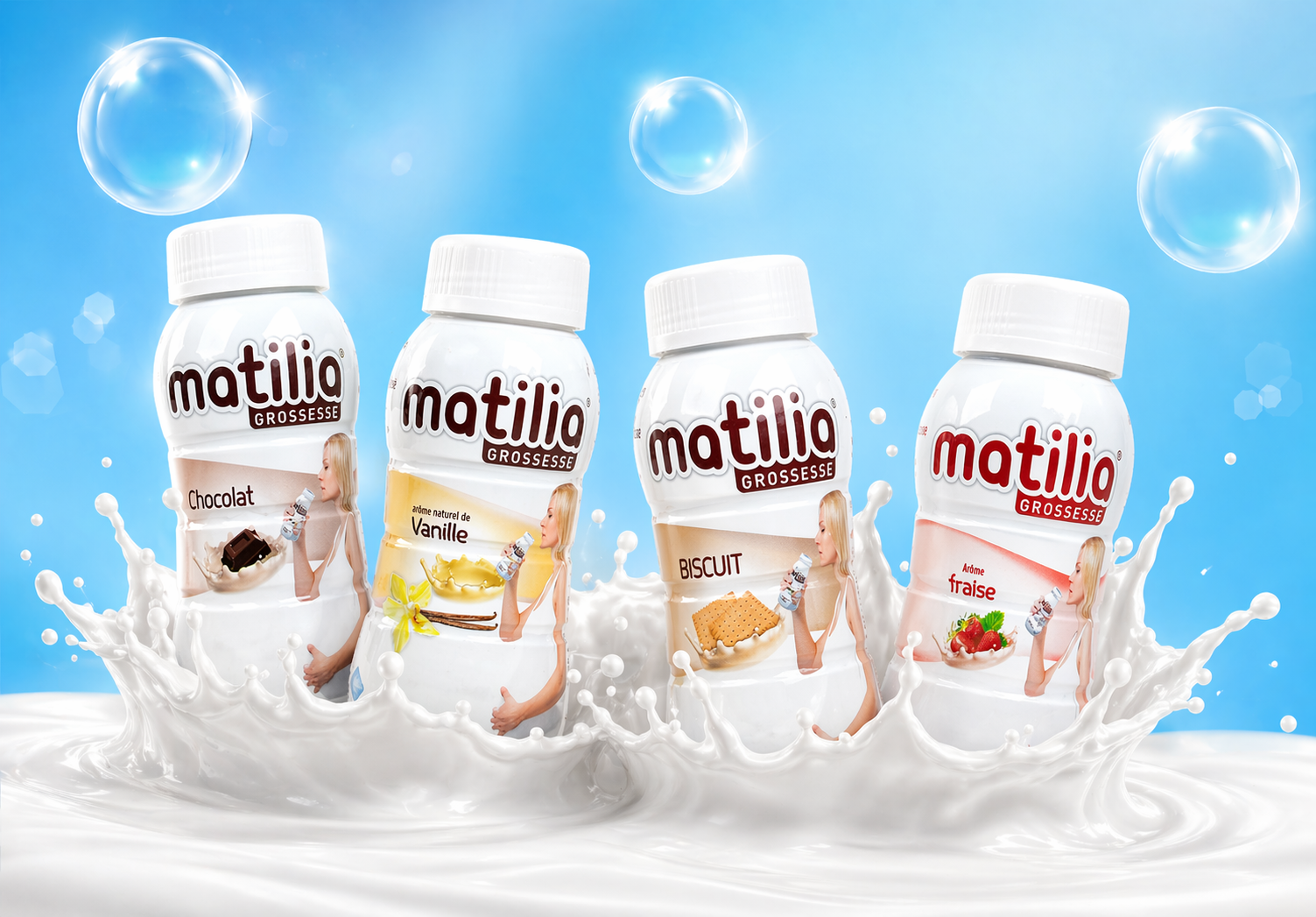 Sữa bầu Matilia với 4 hương vị thơm ngon