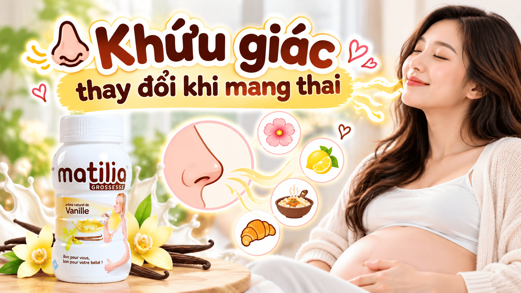Khứu giác thay đổi khi mang thai: Vì sao những mùi quen thuộc bỗng trở nên khó chịu?