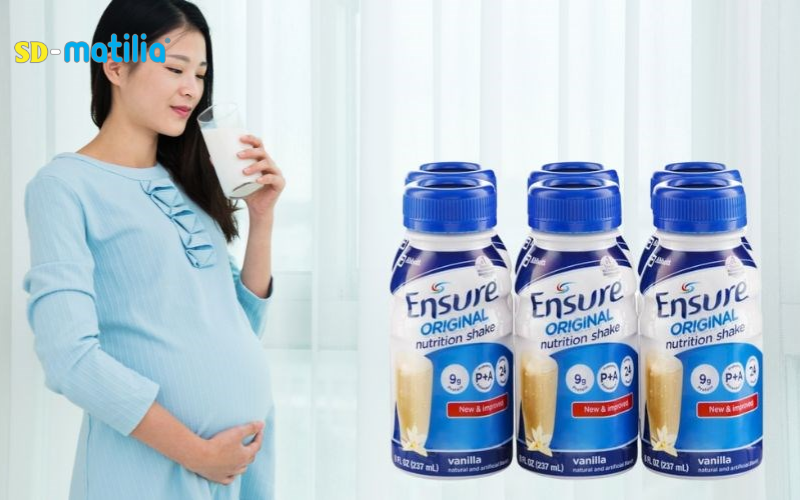 Sữa bầu pha sẵn Ensure với công thức vượt trội, tuy nhiên giá thành hơi cao