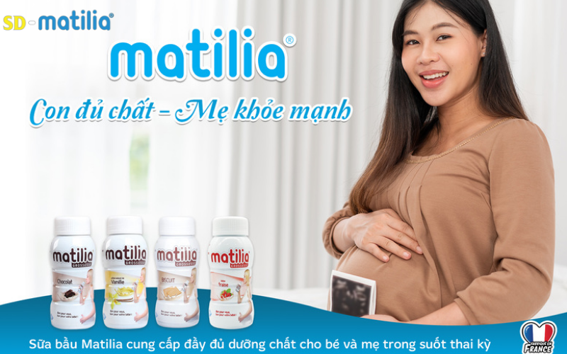 Thành phần dinh dưỡng sữa bầu Matilia Grossesse giúp đảm bảo sức khỏe cho mẹ và sự phát triển tối ưu cho bé