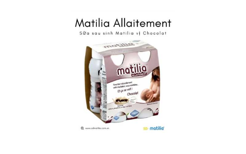Sữa Matilia được nhập khẩu và phân phối độc quyền bởi công ty Sơn Dương