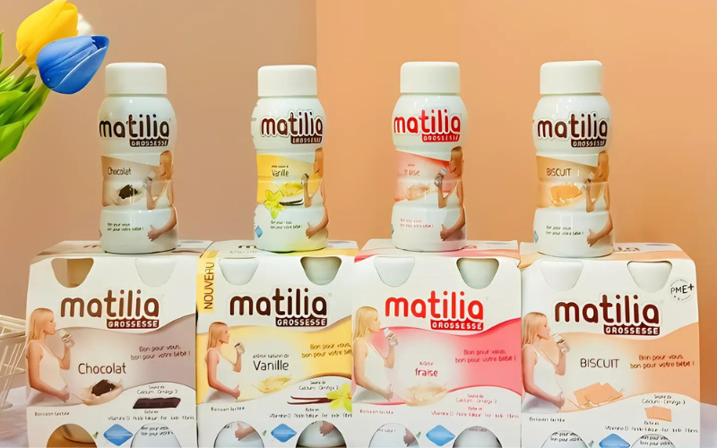 Sữa bầu Matilia hiện tại có đến 04 hương vị giúp mẹ bầu có thể thay đổi mỗi ngày khi khẩu vị thay đổi trong giai đoạn mang thai
