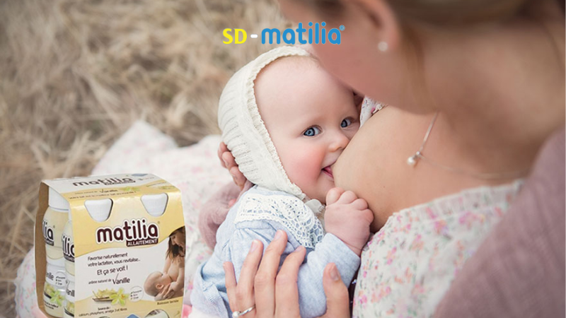 Sữa sau sinh Matilia Allaitement thêm hượng vị giúp mẹ có thêm sự lựa chọn cho quá trình nuôi con bận rộn 
