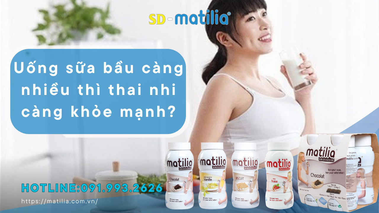 Uống sữa bầu càng nhiều thì thai nhi càng khỏe mạnh?