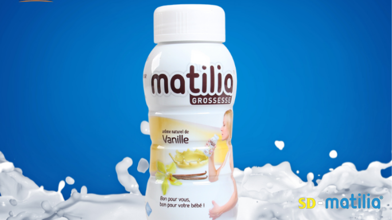 Sữa bầu Matilia có nhiều hương vị thanh mát, dễ uống