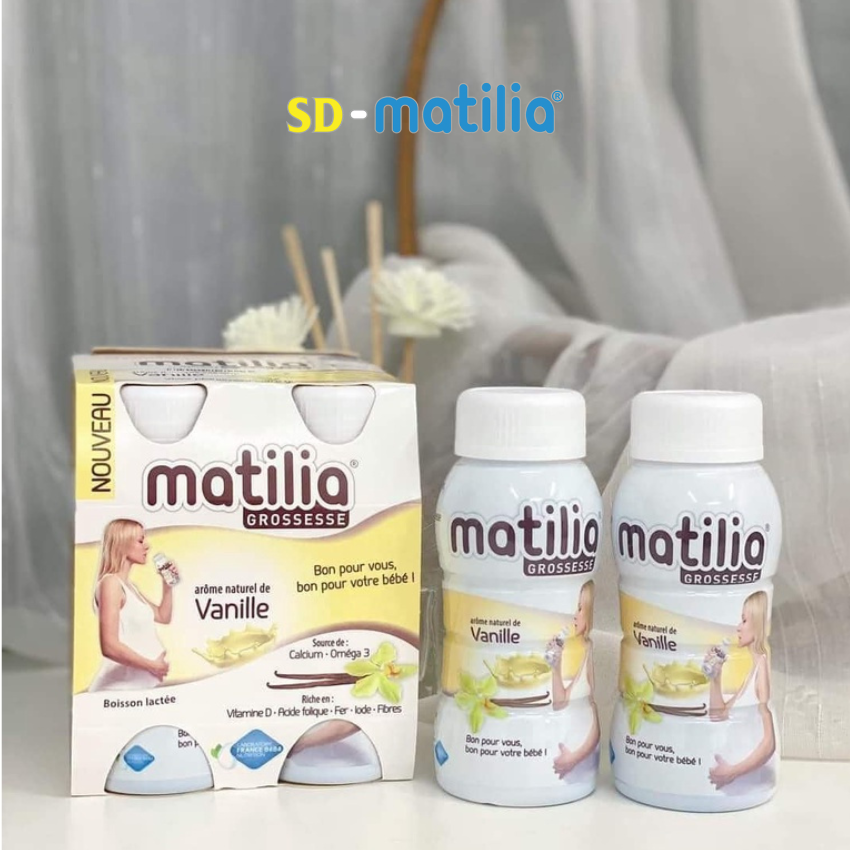Review sữa bầu Matilia Grossesse vị Vani