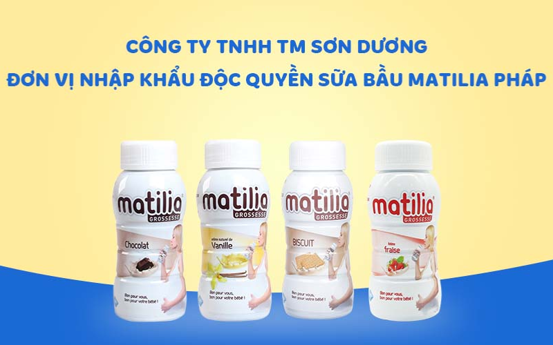 Sữa bầu Matilia ngày càng được các mẹ bầu tin dùng và lựa chọn