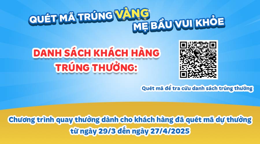 Chính thức gọi tên những mẹ bầu may mắn của chương trình "Quét mã trúng vàng - Mẹ bầu vui khỏe"