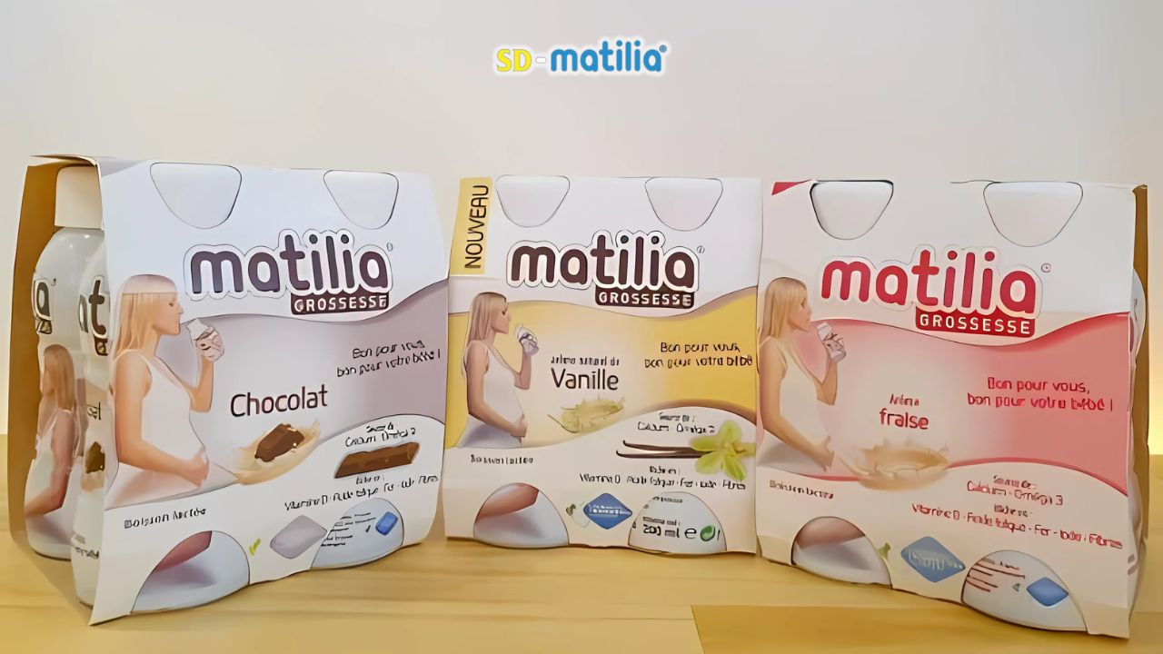 Sữa bầu đóng chai sẵn Matilia với đa dạng thành phần với công thức dinh dưỡng hợp lý và cân bằng cho sức khỏe mẹ và bé