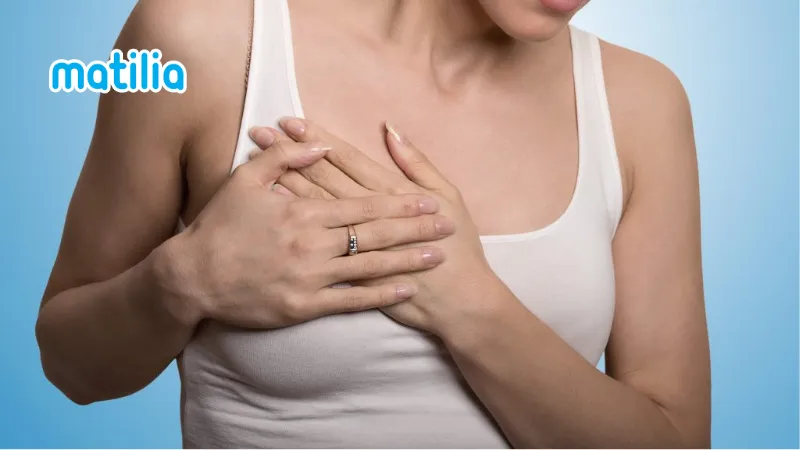 Dấu hiệu nhận biết mẹ thiếu sữa sau sinh: Mắc bệnh lý liên quan đến tuyến vú