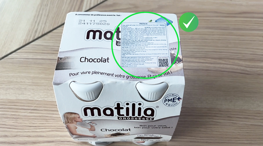 Mã QR trên lốc sữa Matilia: Cách nhận biết hàng chính hãng