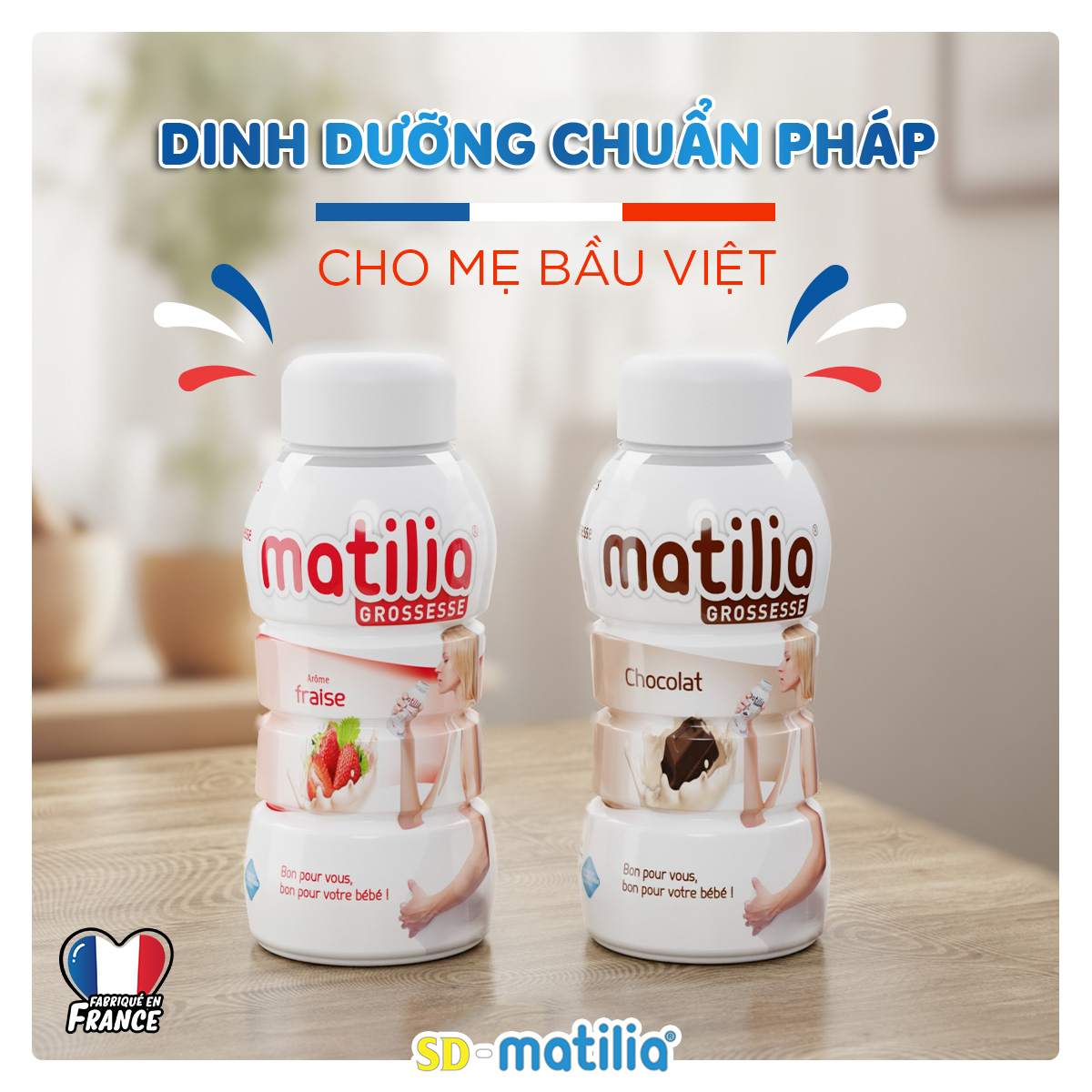 Sản phẩm được nhập khẩu chính hãng từ Pháp