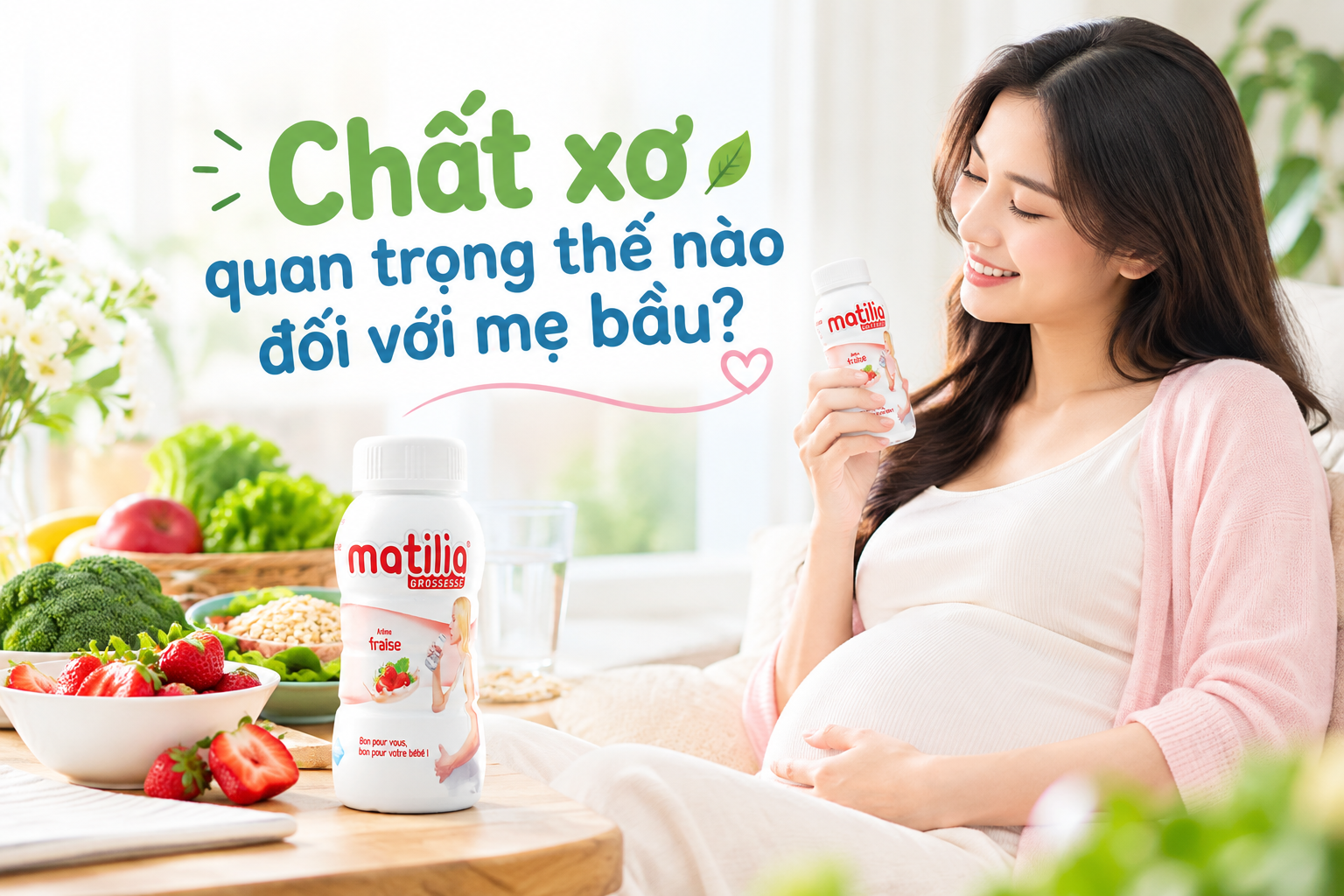 Chất xơ quan trọng thế nào đối với mẹ bầu