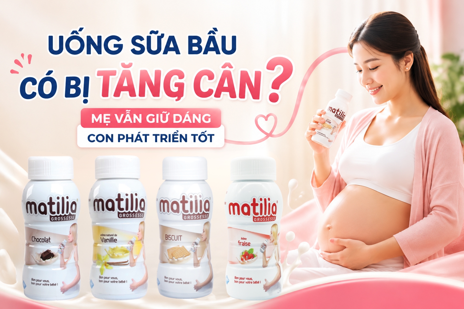Uống Sữa Bầu Có Bị Tăng Cân Không? Sự Thật Mẹ Bầu Cần Biết