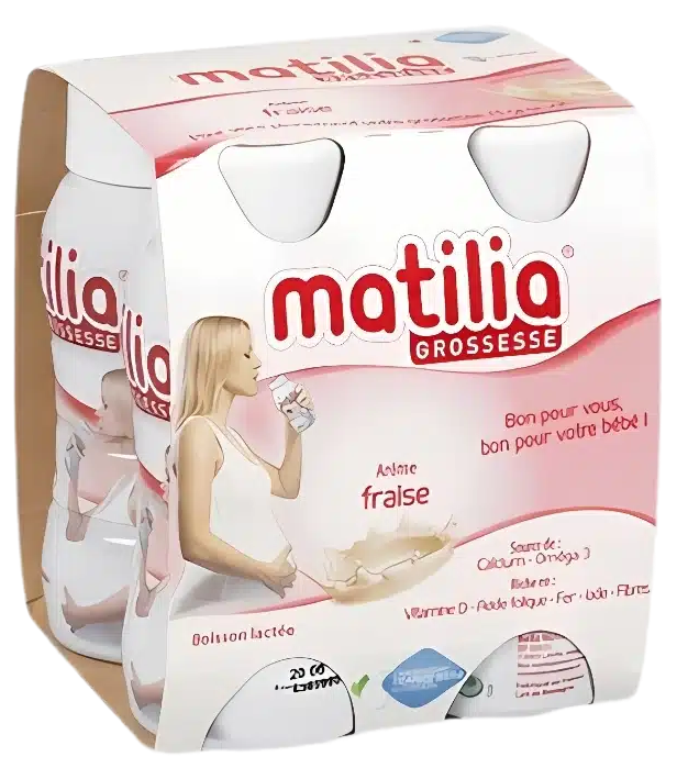 Sữa bầu Matilia vị Dâu – Lốc 4 hộp