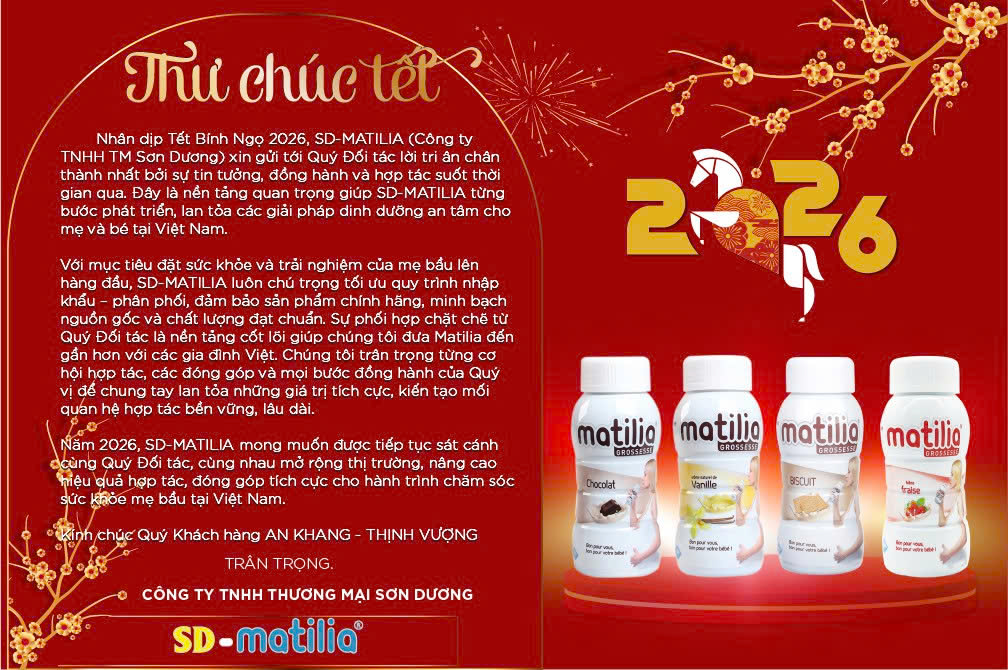 SD-MATILIA GỬI LỜI CHÚC TẾT ĐẾN QUÝ ĐỐI TÁC