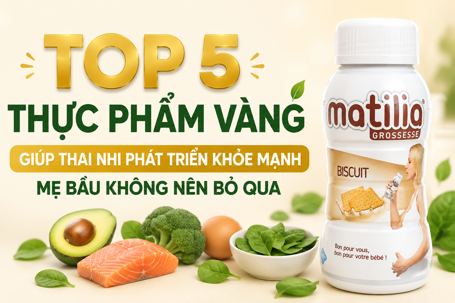 Top 5 thực phẩm vàng giúp thai nhi phát triển khỏe mạnh mẹ bầu không nên bỏ qua