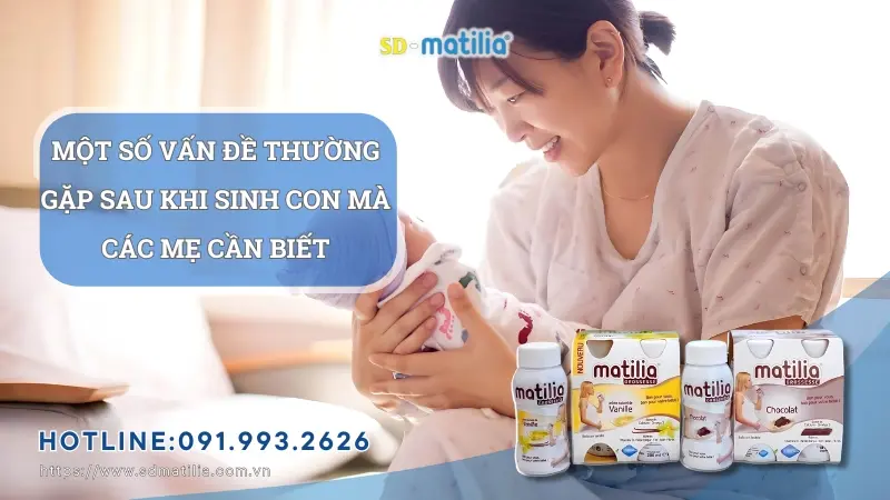 Một số vấn đề thường gặp sau khi sinh con