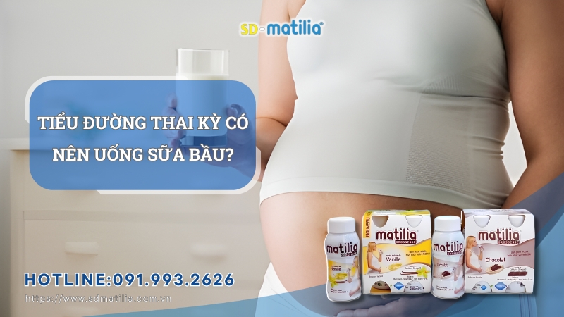 Mẹ bị tiểu đường thai kỳ có nên uống sữa bầu