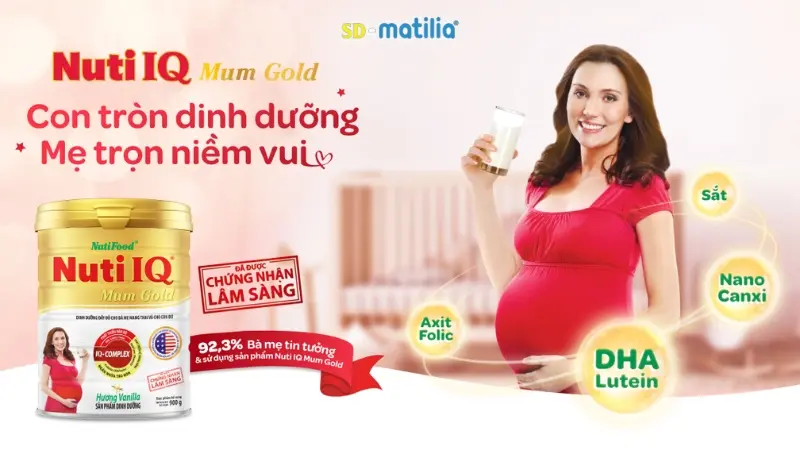 Sữa sau sinh Nuti IQ Mum Gold