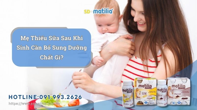 Mẹ Thiếu Sữa Sau Khi Sinh Cần Bổ Sung Dưỡng Chất Gì - 1