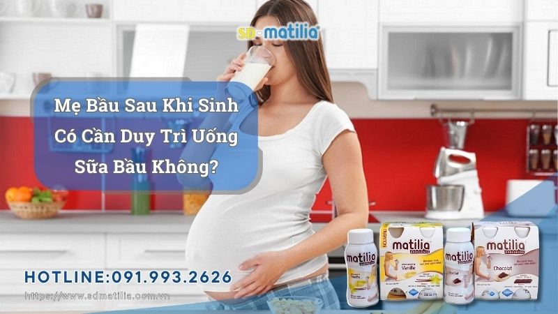 Mẹ Bầu Sau Khi Sinh Có Cần Duy Trì Uống Sữa Bầu Không - 1