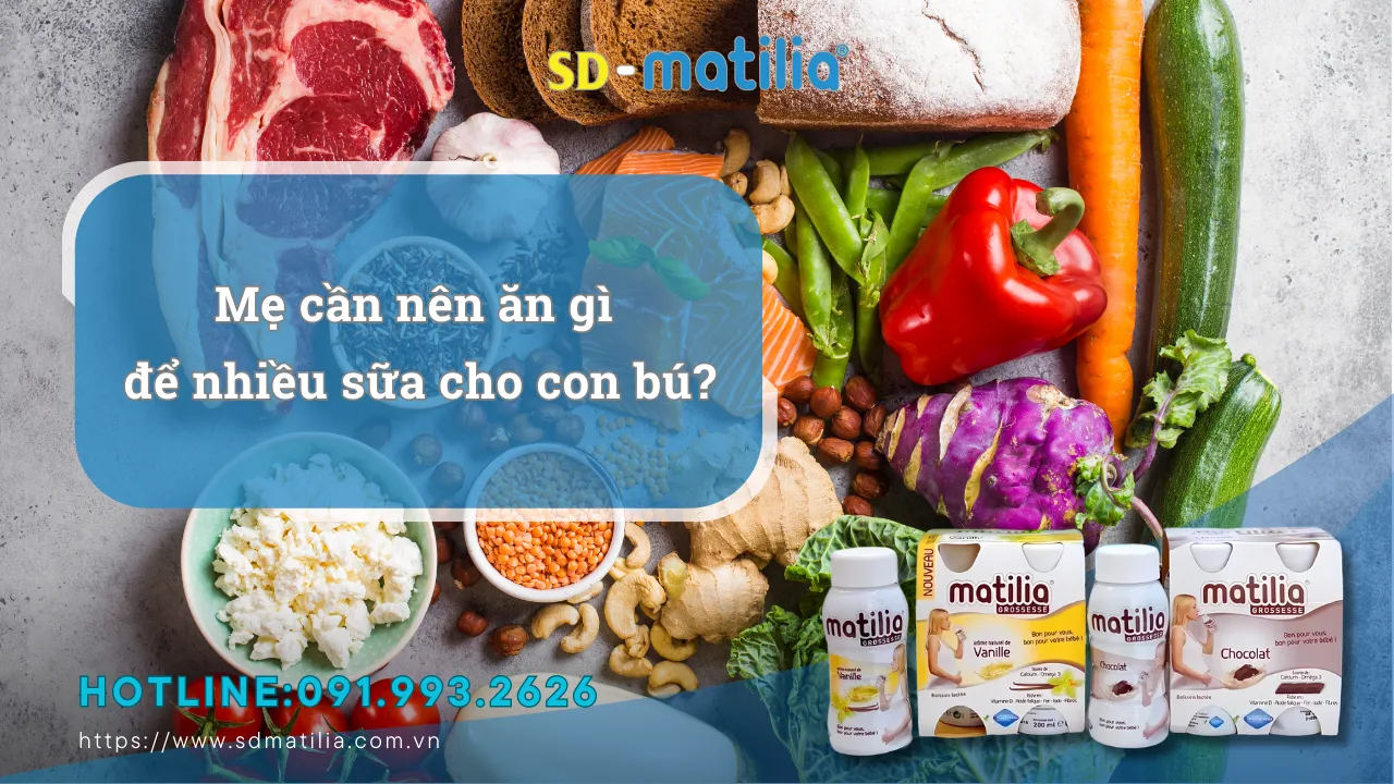 Mẹ cần nên ăn gì để nhiều sữa cho con bú?