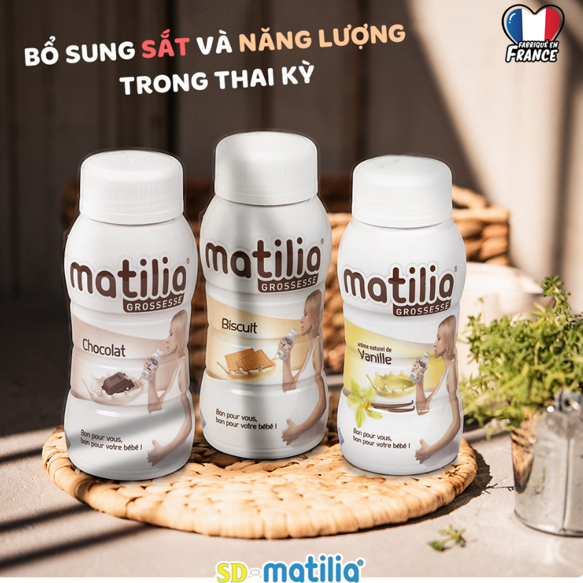 Sữa Matilia đảm bảo bổ sung các thành phần dinh dưỡng thiết yếu cho mẹ bầu