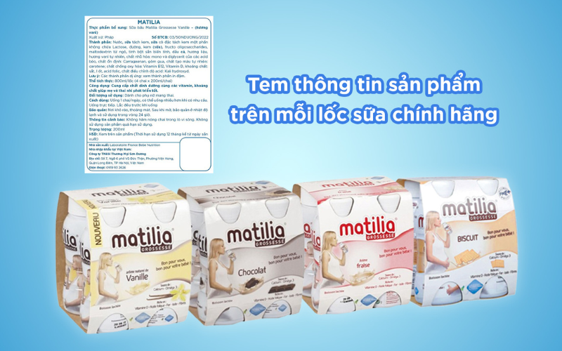 Công ty TNHH Thương Mại Sơn Dương là đơn vị nhập khẩu độc quyền sữa Matilia tại Việt Nam