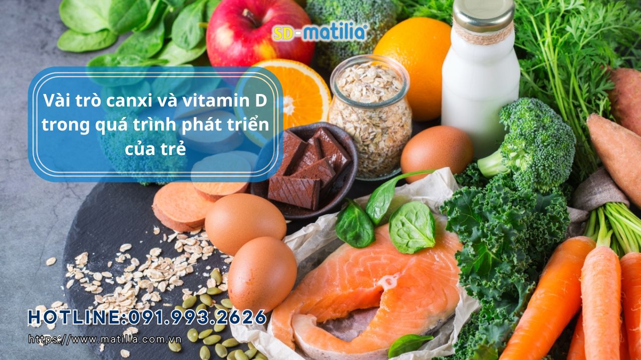 Vai trò của canxi và vitamin D