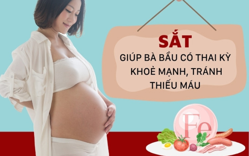 Vai trò của sắt đối với phụ nữ mang thai