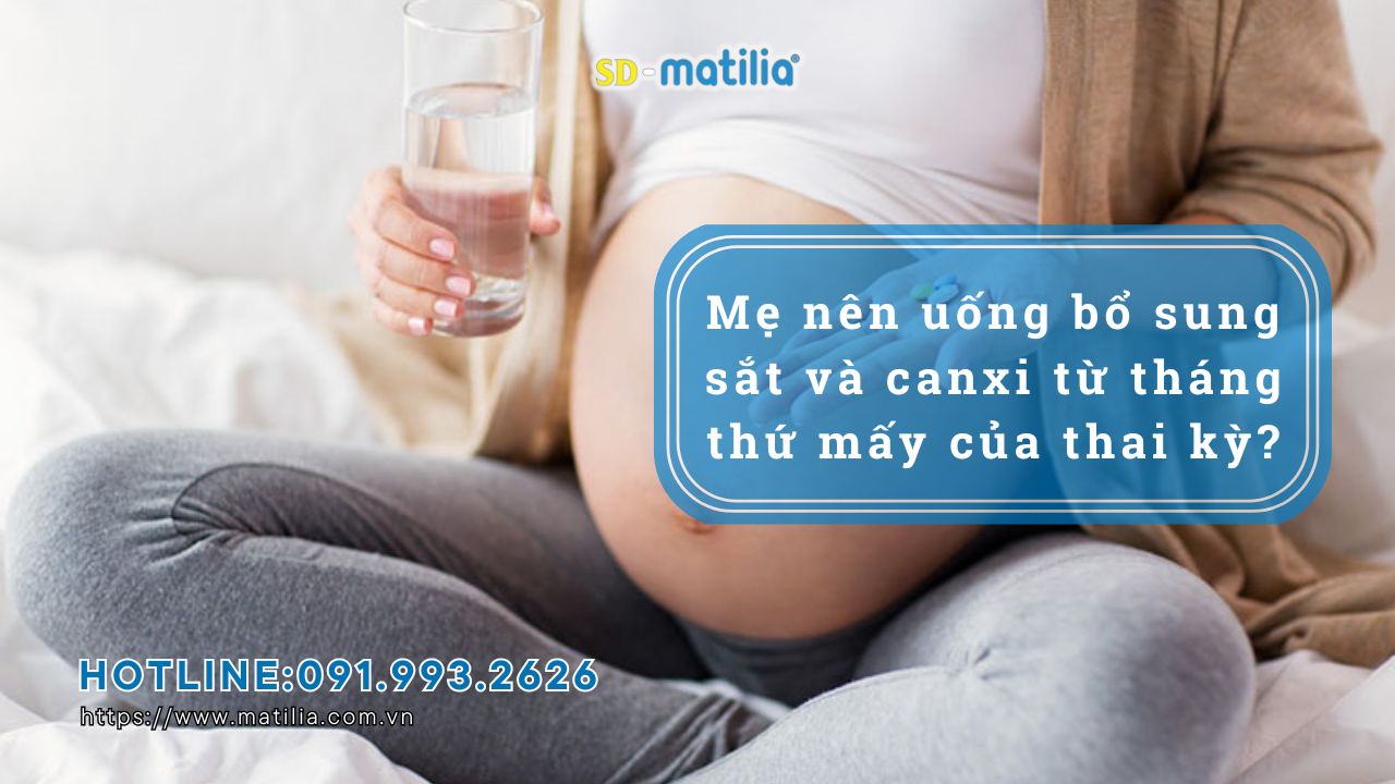 Sữa bầu giúp bổ sung sắt và canxi