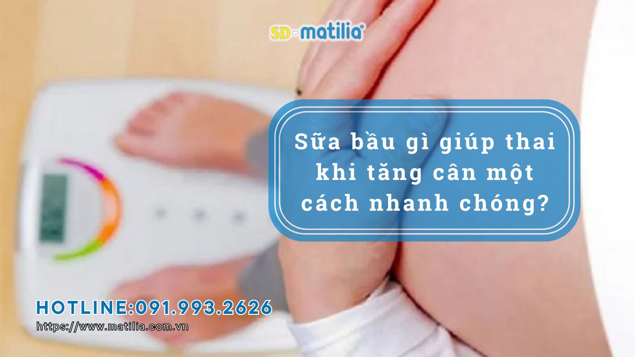 Sữa bầu giúp thai nhi tăng cân