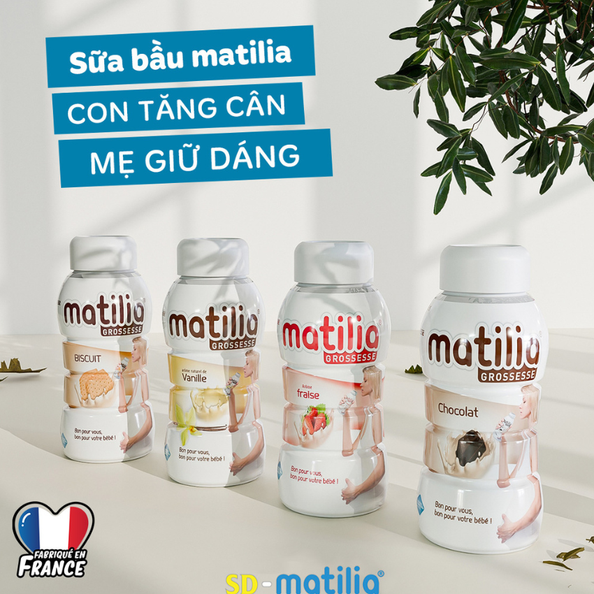 Sữa bầu Matilia từ Pháp, bí quyết cho mẹ đẹp, con khỏe