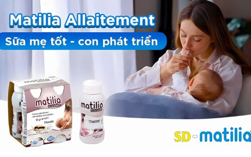 Sữa sau sinh Matilia giàu dinh dưỡng giúp mẹ nhanh chóng hồi phục sức khỏe sau sinh