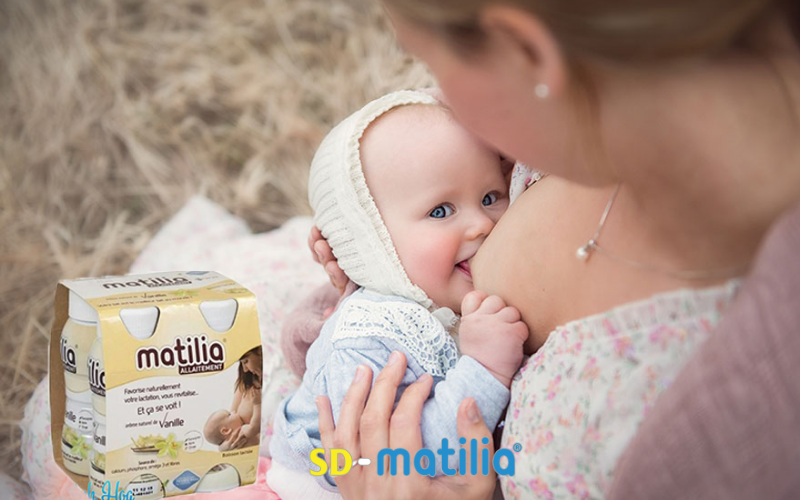 Sữa sau sinh Matilia cũng giúp nâng cao chất lượng sữa mẹ cho bé yêu phát triển toàn diện
