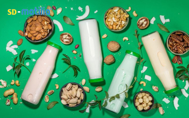 Sữa tươi và sữa hạt có chứa nhiều dưỡng chất nhưng không thể thay thế cho sữa bầu chuyên dụng