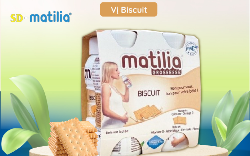 Vị bánh bích quy mới từ Matilia mang lại trải nghiệm thú vị khi thưởng thức sữa bầu